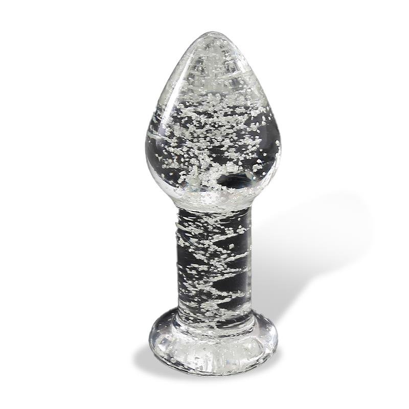 Glow in the Dark Glass Butt Plug - Image 6