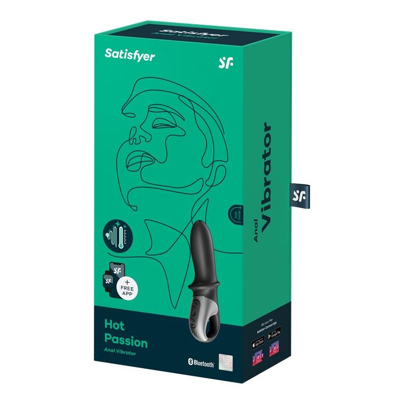 Hot Passion Anal Stimulator with APP and Vibration and Heat Function USB - Image 8