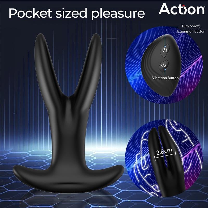 Pinsy Expandable Butt Plug with Remote Control - Image 10