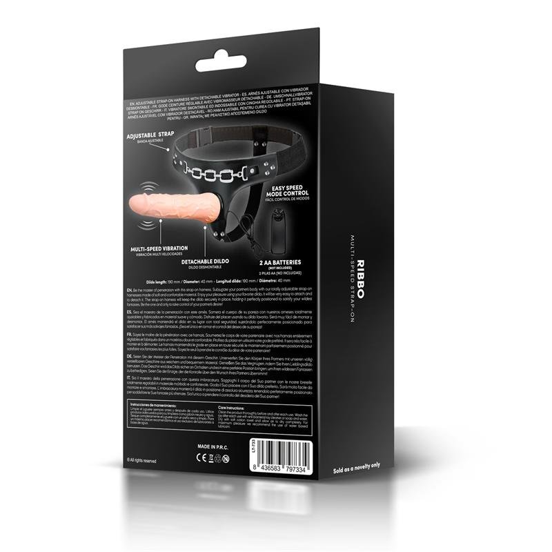 Ribbo Multi-Speed Strap-On Harness with Remote Control - Image 7