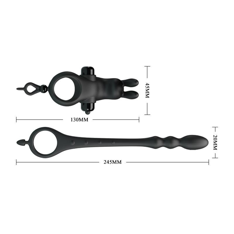 Vibrating Ring with Desmontable Anal Chain - Image 10