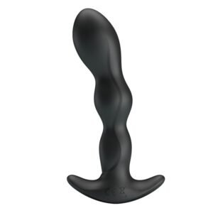 Yale Butt Plug with Vibration Black