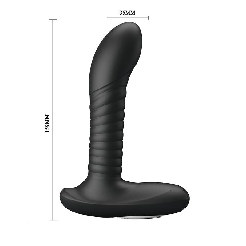 Anal Masager with Rolling Beads Black - Image 6