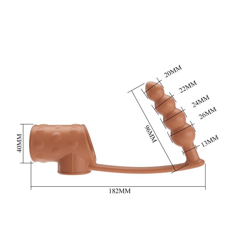 Anal Plug with Penis Sleeve - Image 7