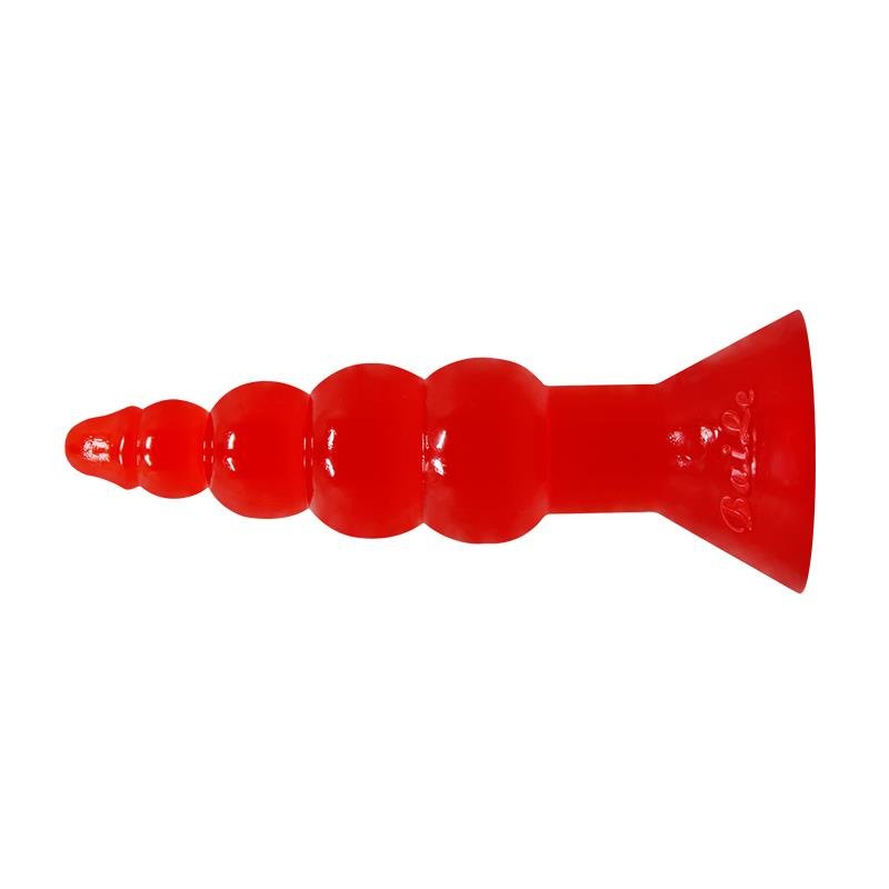 Baile Bulbous Shaped Butt Plug Orange - Image 2