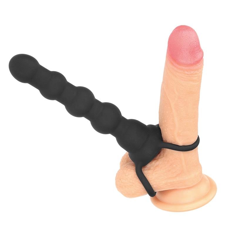 Butt Plug Double Prober with Vibration Black - Image 7