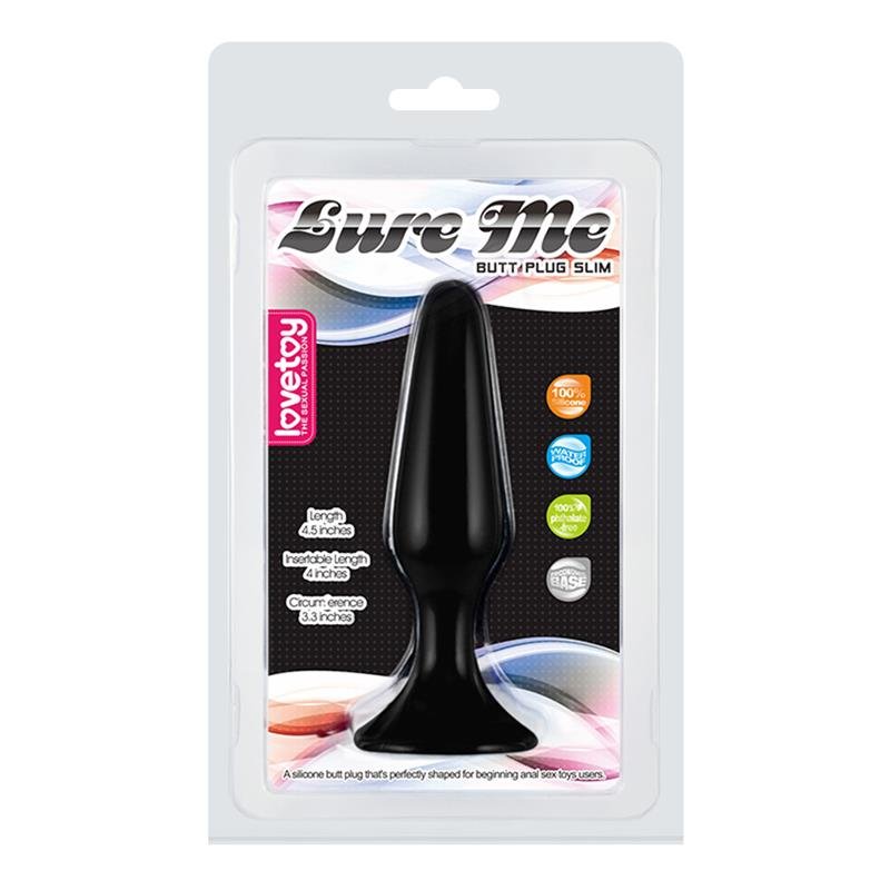 Butt Plug Lure Me Size S Black - Image 7