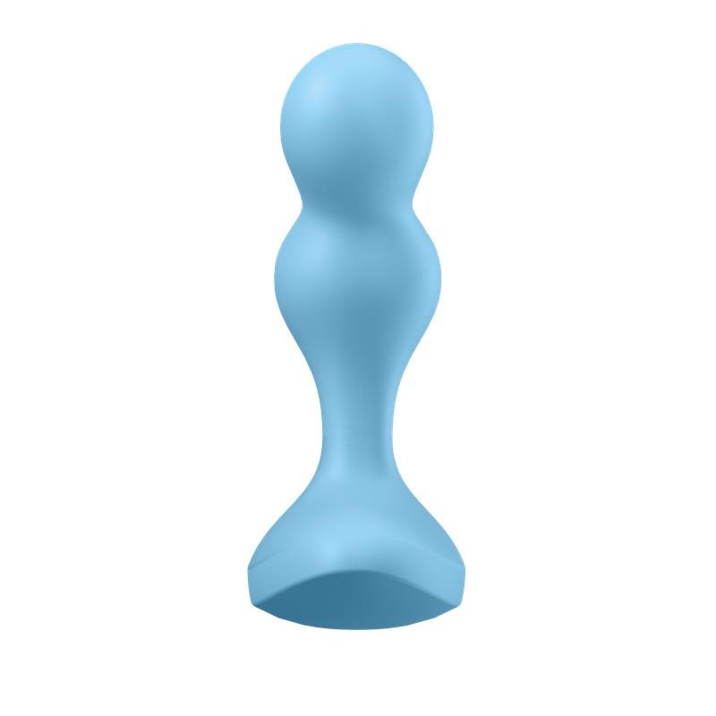 Deep Diver Buut Plug with Vibration Satisfyer Connect APP Blue - Image 6