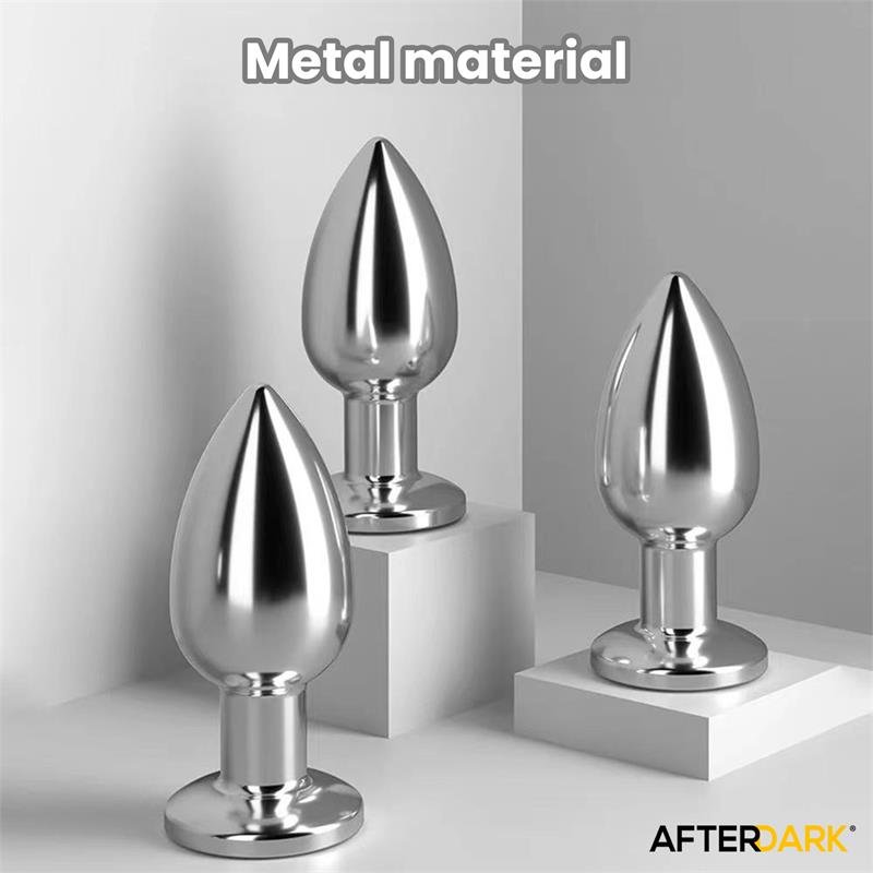 Dimpor Chrome Anal Plug with Vibration and Magnetic USB Size M - Image 10