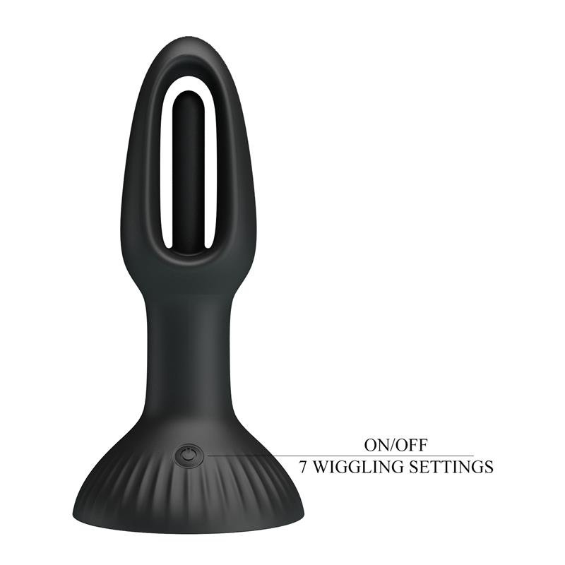 Hubert Anal Plug with 7 Wiggling - Image 6