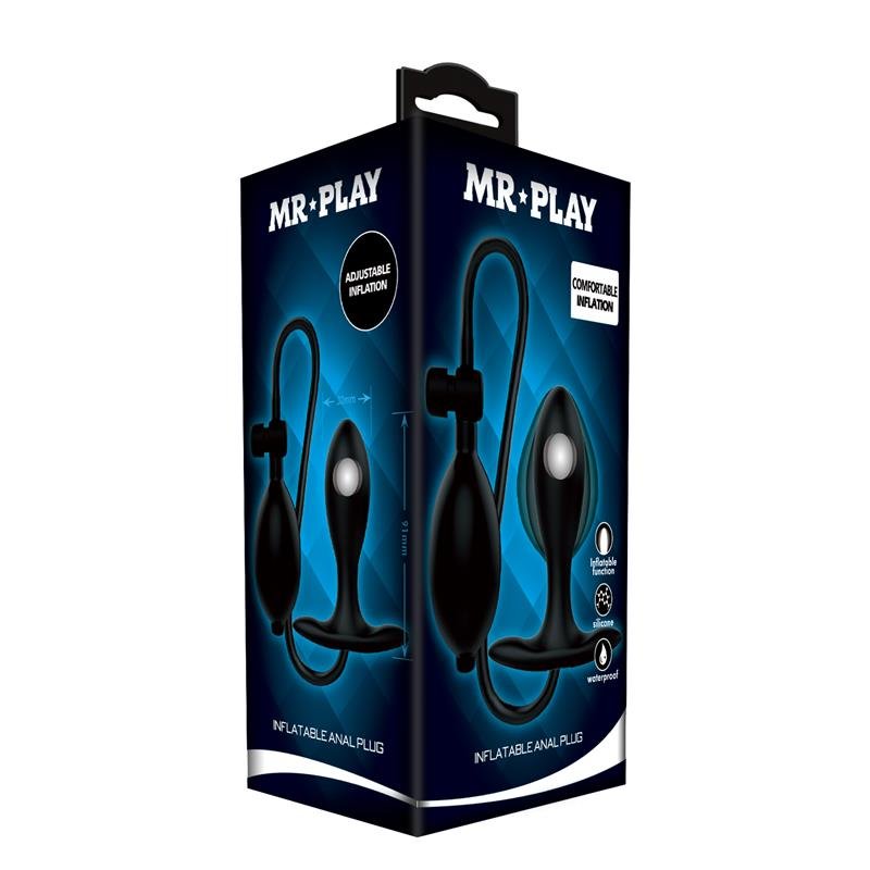 Inflatable Anal Plug with Internal Ball Weight - Image 10