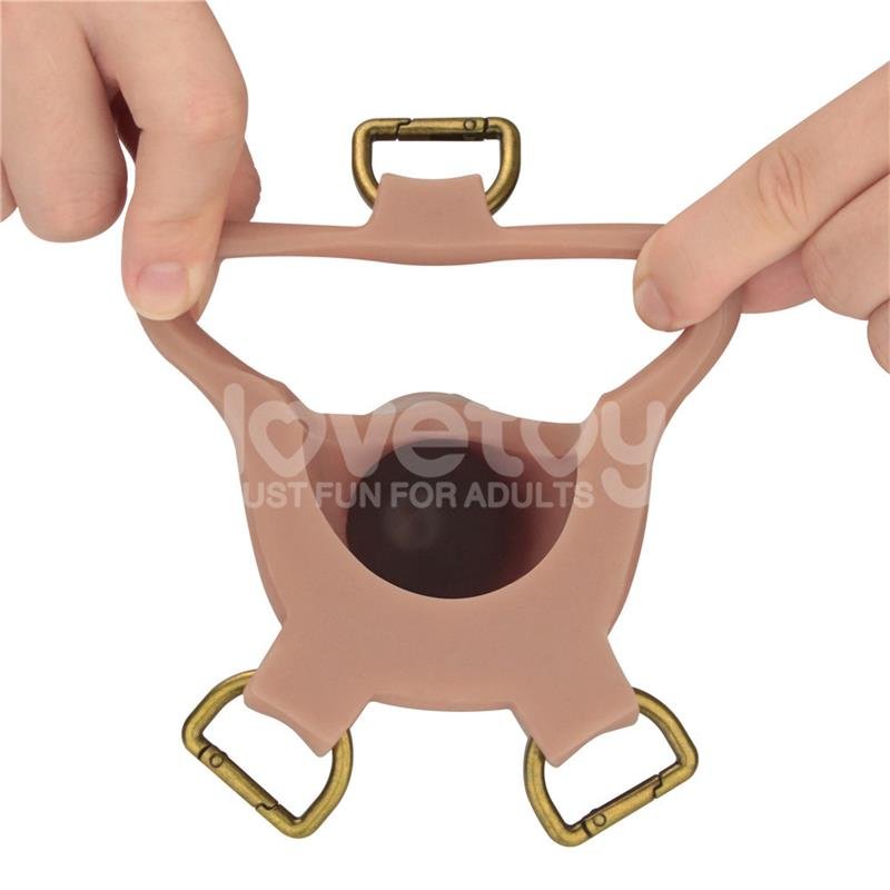 Ingen Adjustable Strap On with Hollow Dildo 9 Enhanced Set L/XL/2XL - Image 12