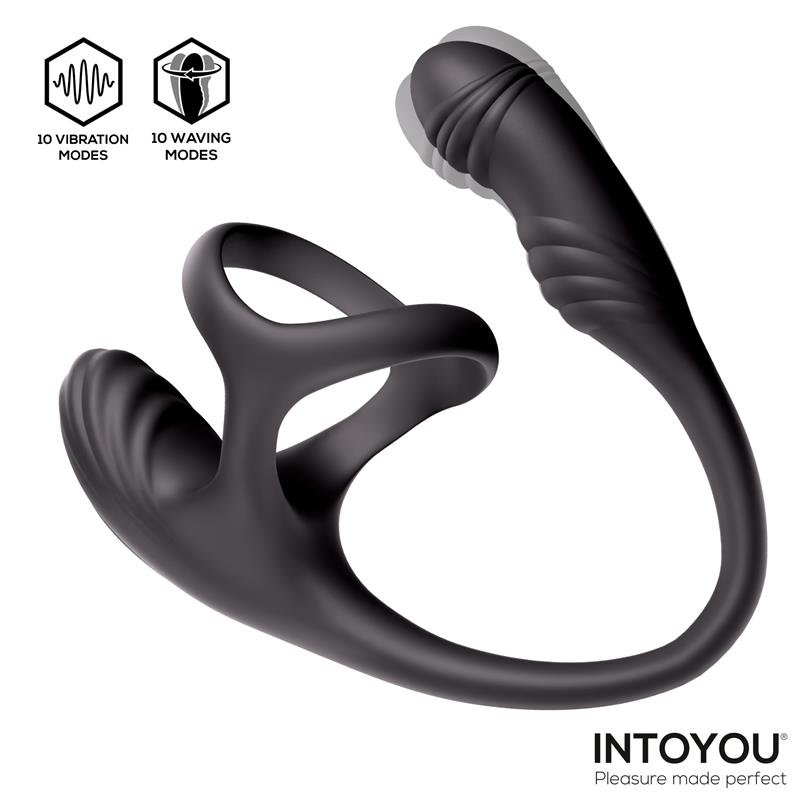Kamber 360º Waving Vibrating Anal Plug and Cockring - Image 2
