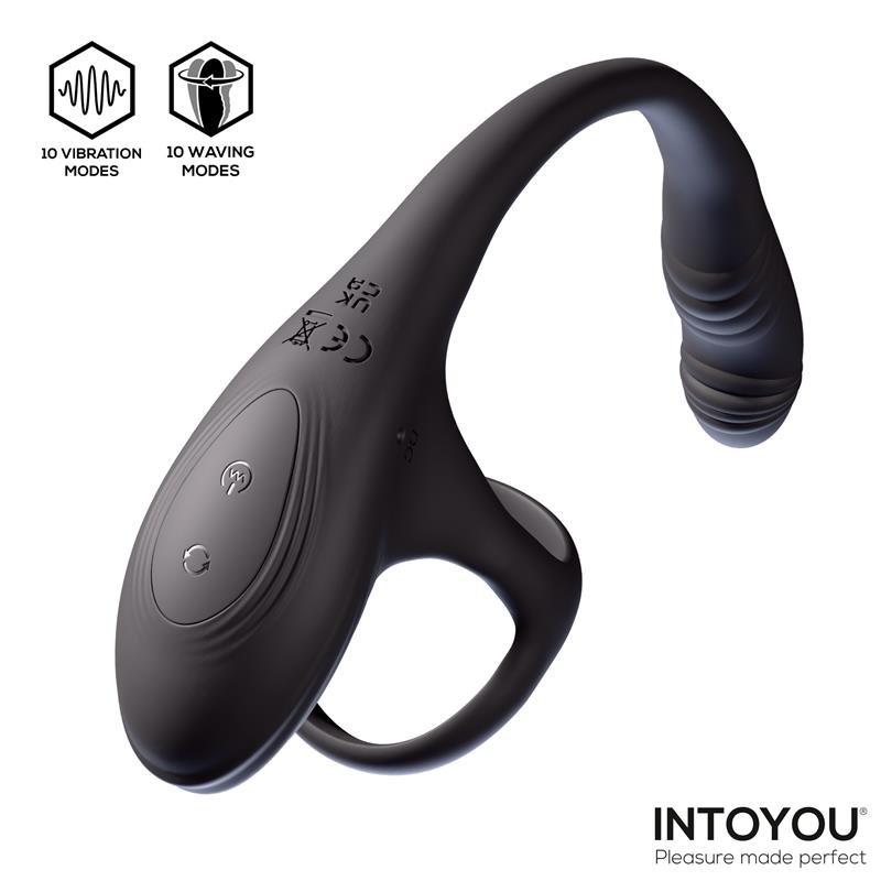 Kamber 360º Waving Vibrating Anal Plug and Cockring - Image 4
