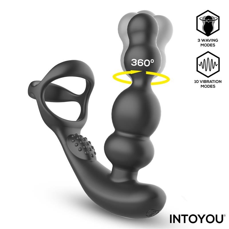 Klark Vibrating and Waving Butt Plug with Remote - Image 3