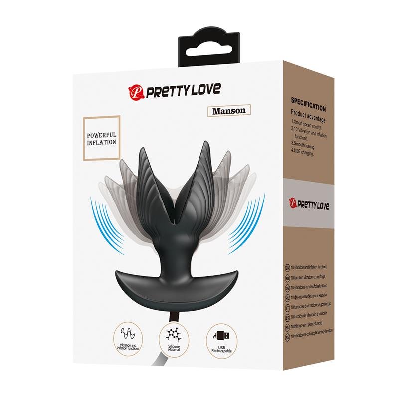 Manson Inflatable Butt Plug with Vibration - Image 9