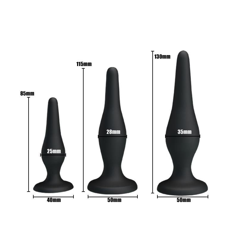 Pack 3 Butt Plug Mini Anal Kit - Image 7