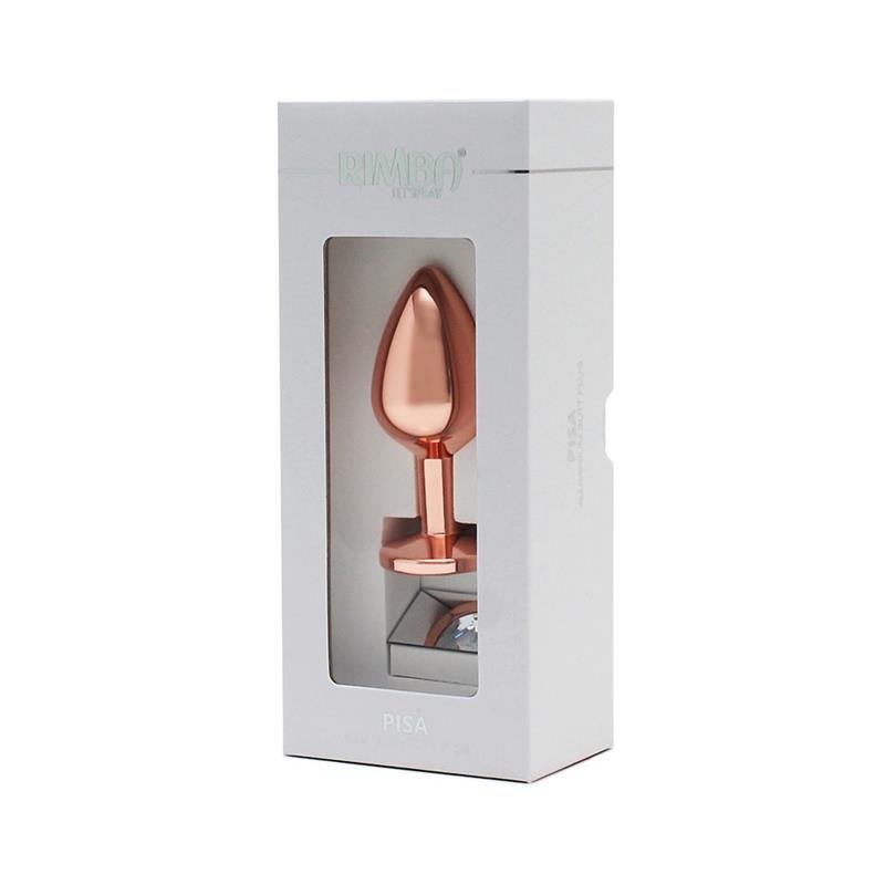Pisa Butt Plug with Jewel Pisa Rose Gold - Image 4