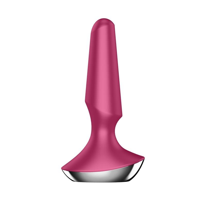 Plug-ilicious 2 Vibrating Butt Plug with Satisfyer Connect App Berry - Image 2