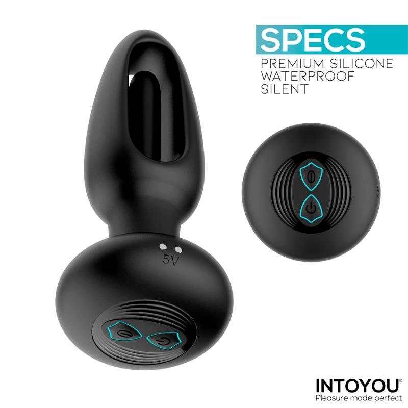Sasha Vibrating Plug with Flipping Tongue and Remote Control - Image 4