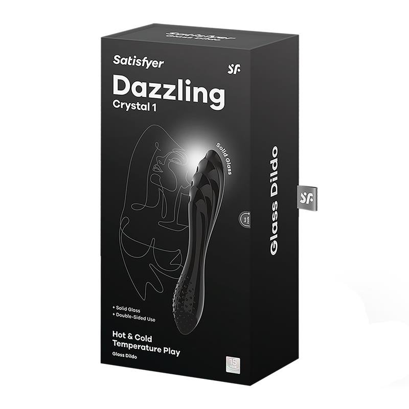 Stimulator Dazzling Crystal 1 Hot and Cold Black - Image 5