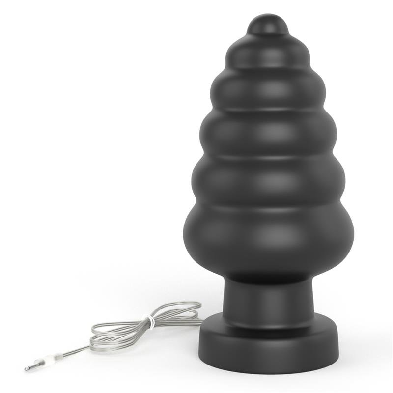 Vibrating Anal Plug King Sized 7 Black - Image 2