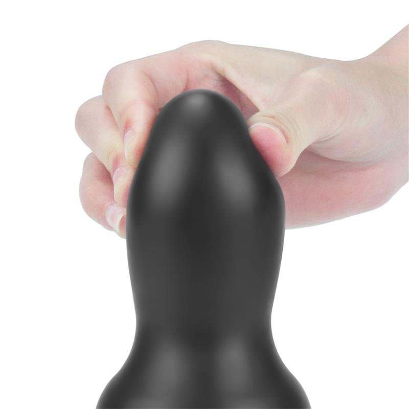 Vibrating Anal Plug King Sized 7 Black - Image 7