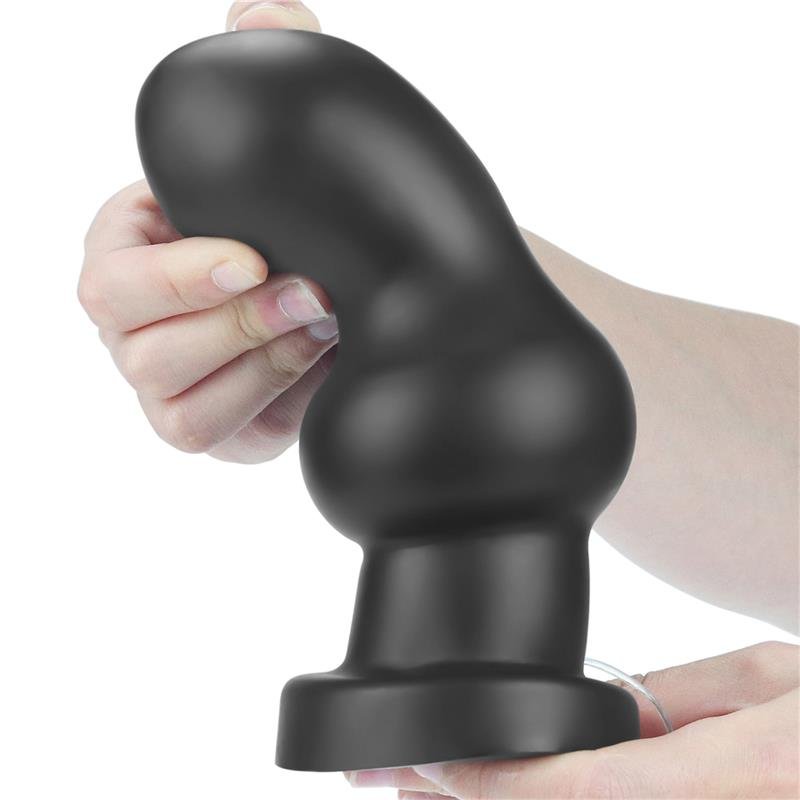 Vibrating Anal Plug King Sized 7 Black - Image 8