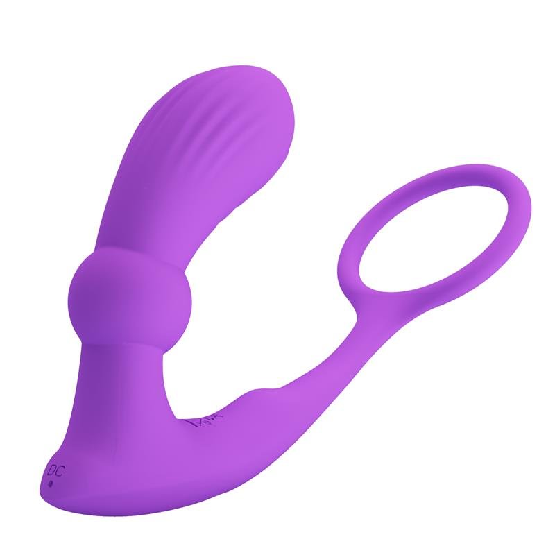 Warren Remote-Controlled Vibrating and Pulsating Anal Plug and Penis Ring - Image 4