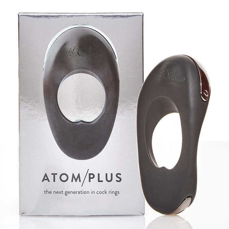 Atom Plus Virbrating Penis Ring and Perianal Stimulator Black - Image 12