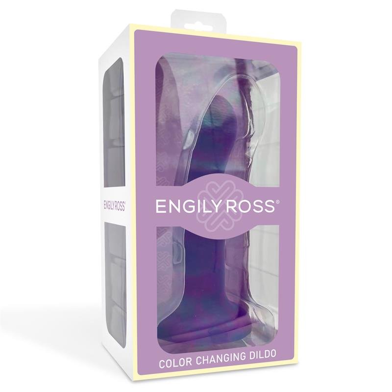 Color-Changing Dildo Purple to Pink Size M 17 cm - Image 7