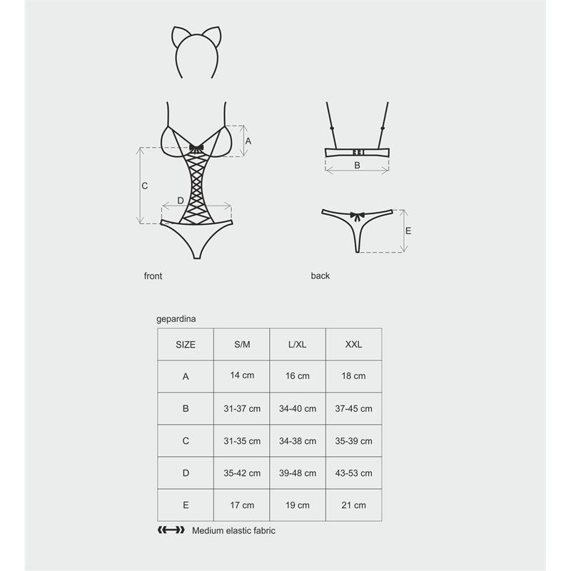 Costume Gepardina 3 Pieces - Image 4