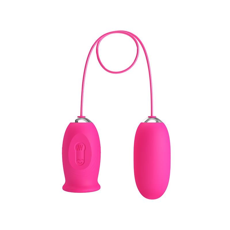 Daisy Vibrating Egg with Licking Tongue Pink - Image 2