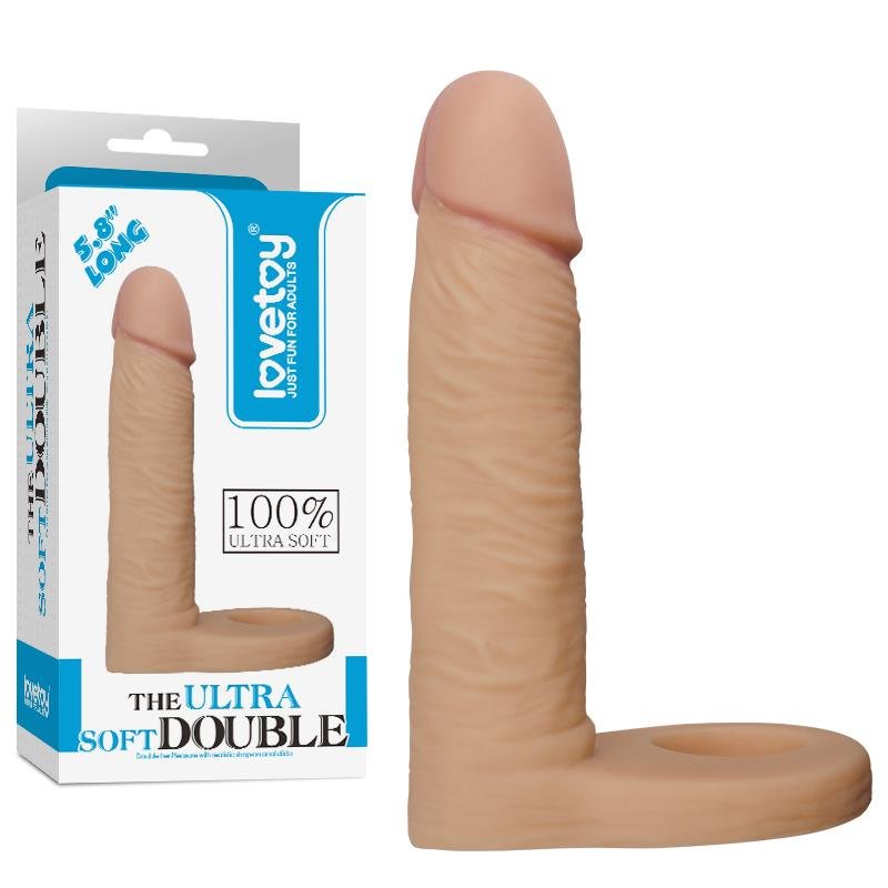 Dildo The Ultra Soft Double 5.8 Flesh - Image 7
