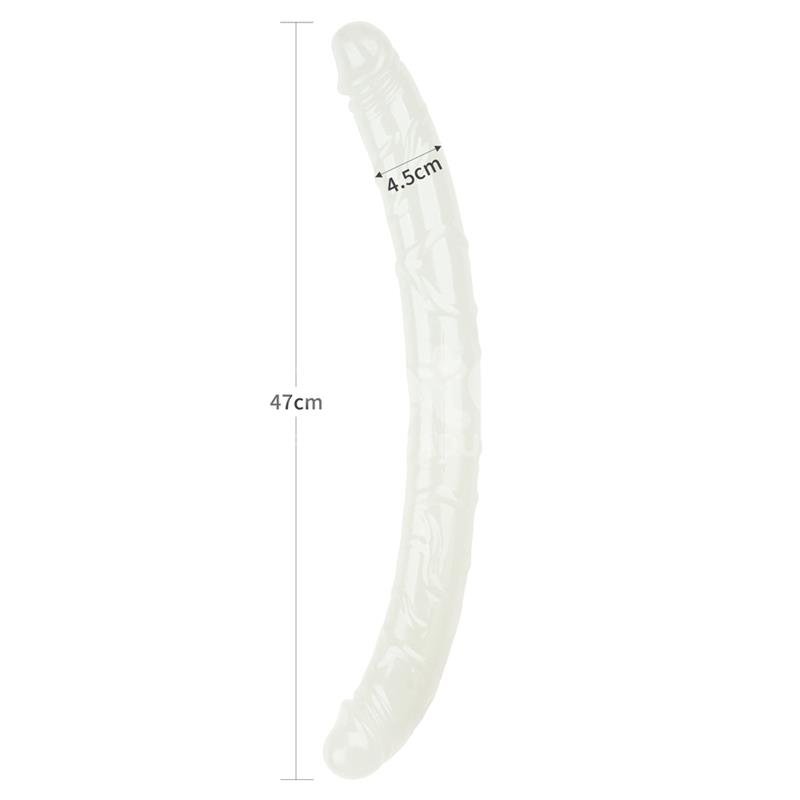 Double dildo Lumino Blue Light 18.5 - Image 8