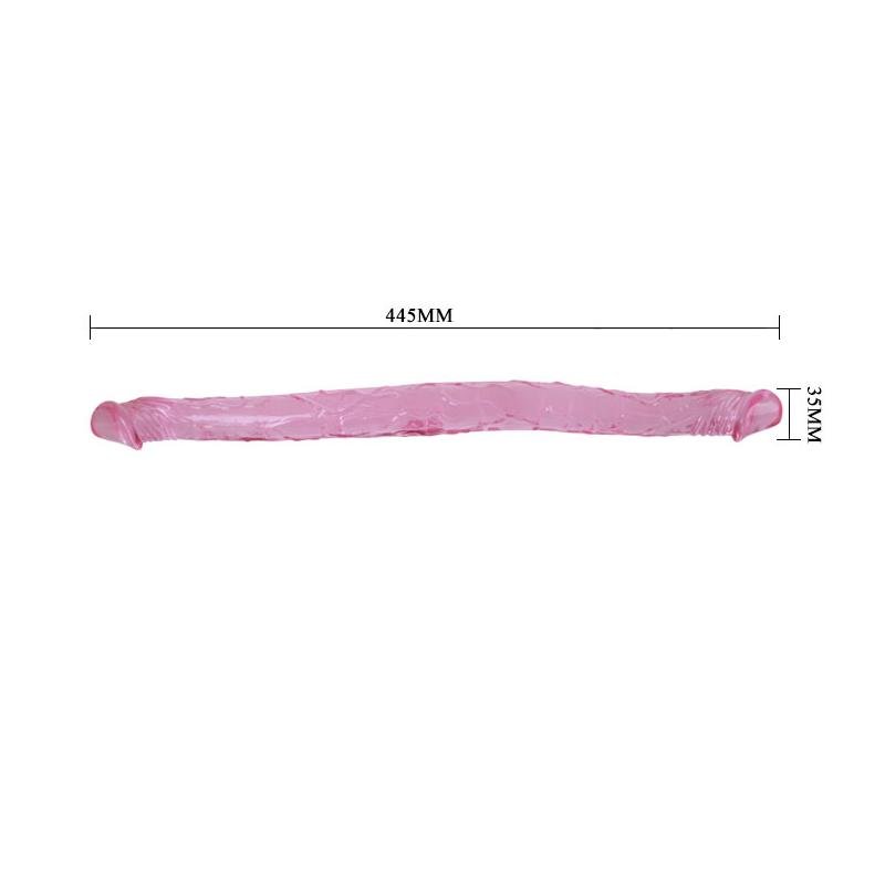 Double Dildo Pink 44 cm - Image 4