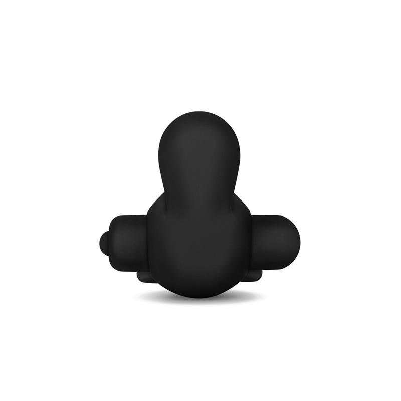 Double Vibrating Cockring Power Clit Duo Black - Image 4