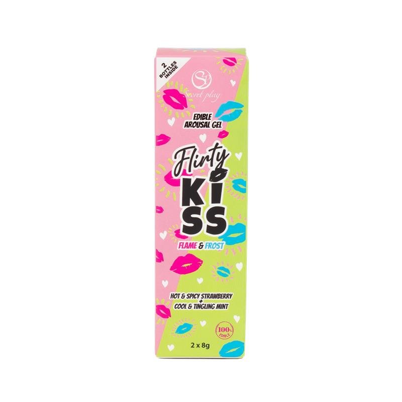 Flirty Kiss Strawberry and Mint Oral Sex Gels 2x8g - Image 7
