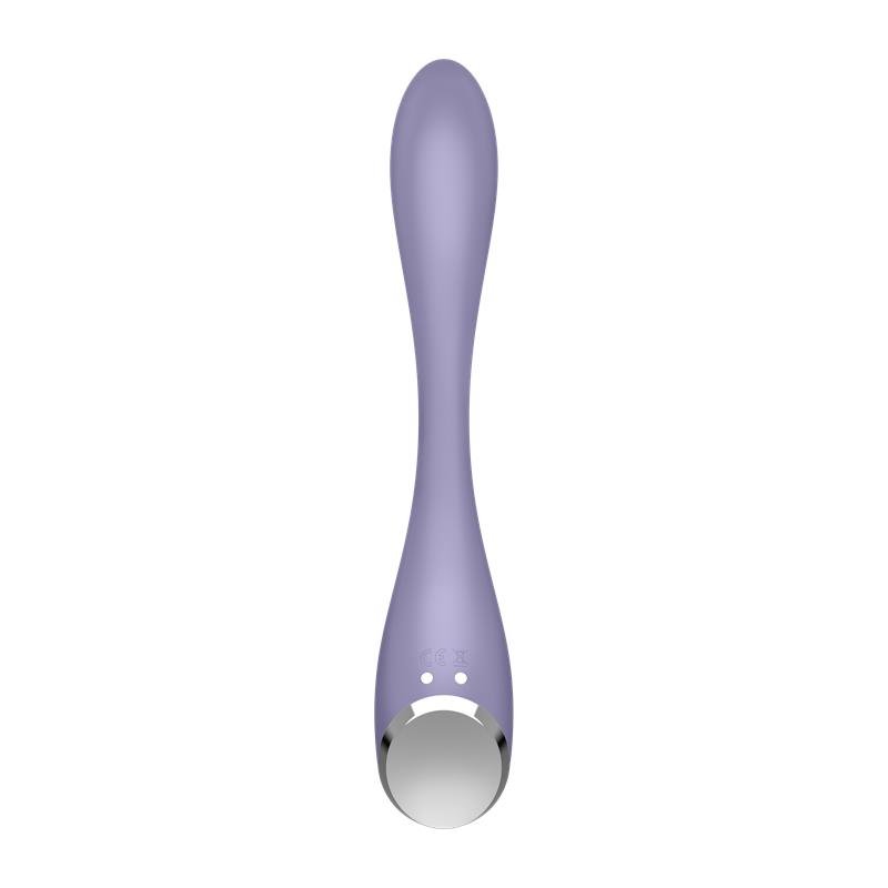 G-Spot Flex 5+ Multi Vibrator with Satisfyer Connect APP Lilac - Image 4