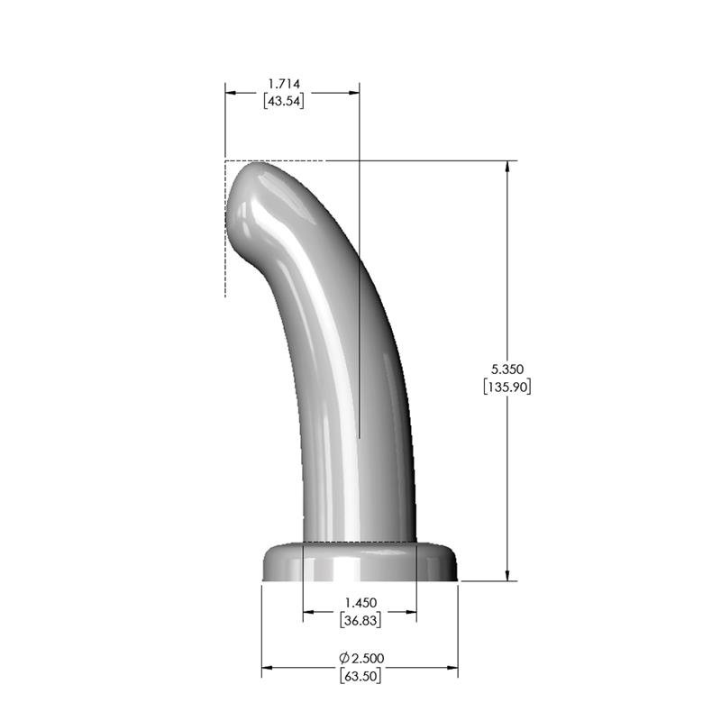 Herspot Dildo Golden Rose Size - Image 5