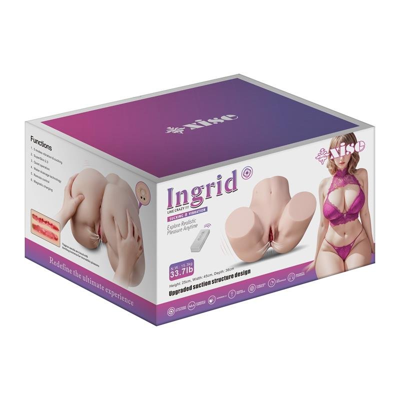 Ingrid Torso with Vibration and Sucking Efect 15.3 kg - Image 2