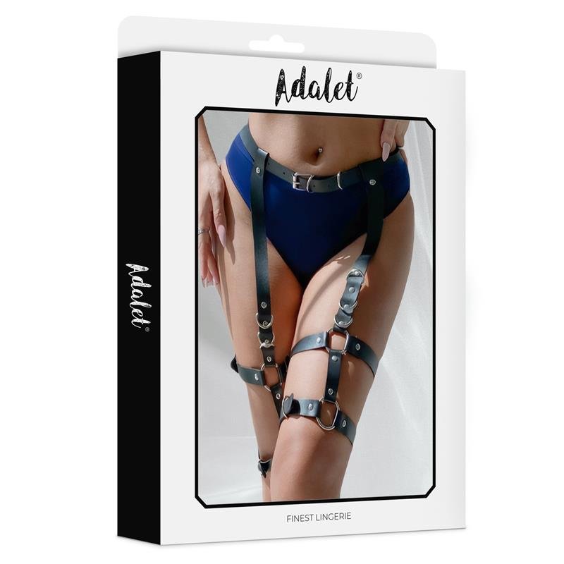 Katia Vegan Leather Garter One size - Image 4