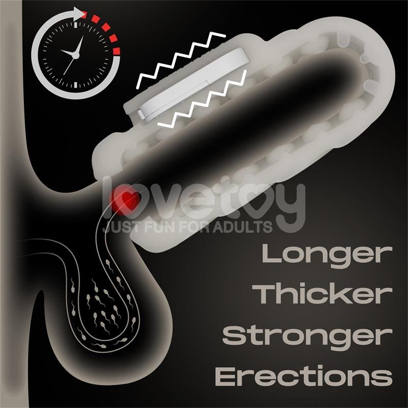 Knights Ring Vibrating Dual Purpose Sleeve - Image 18
