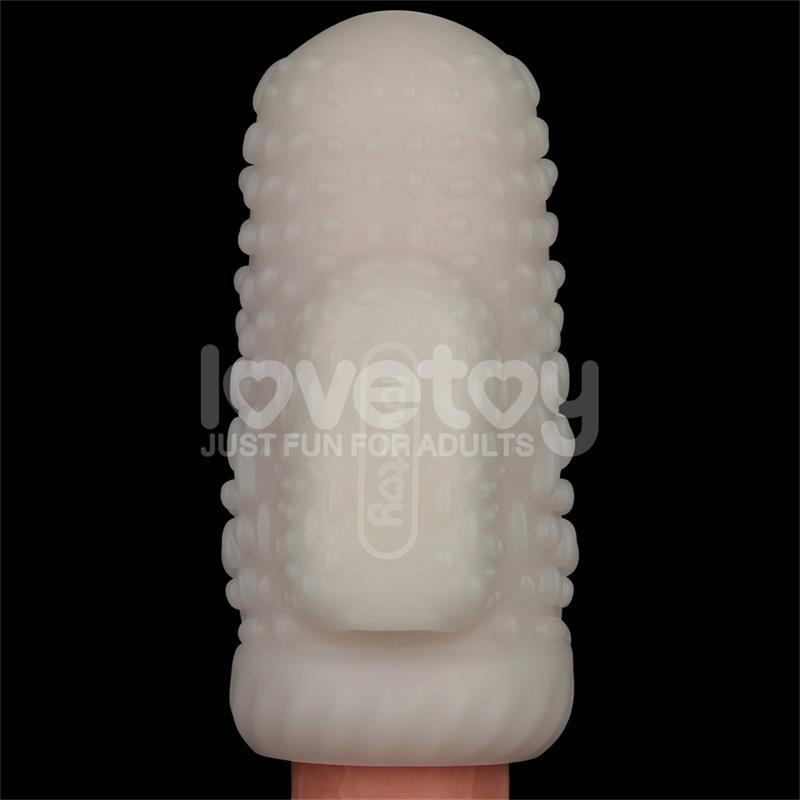 Knights Ring Vibrating Dual Purpose Sleeve Drip - Image 4