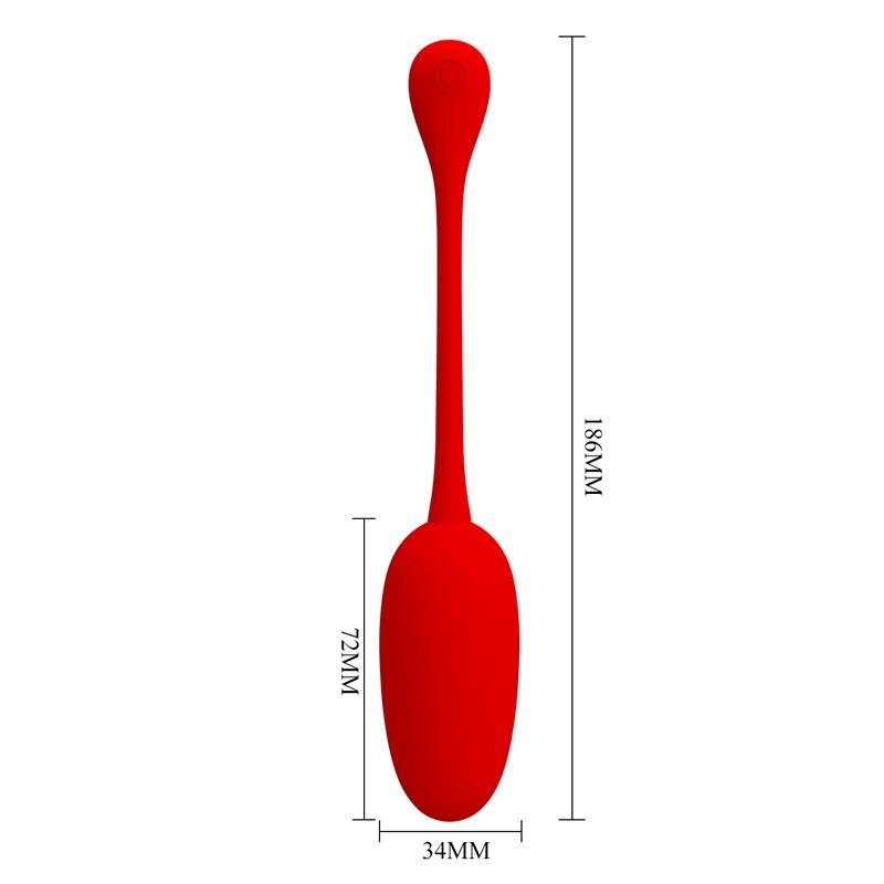 Knucker Vibrating Egg Red - Image 10