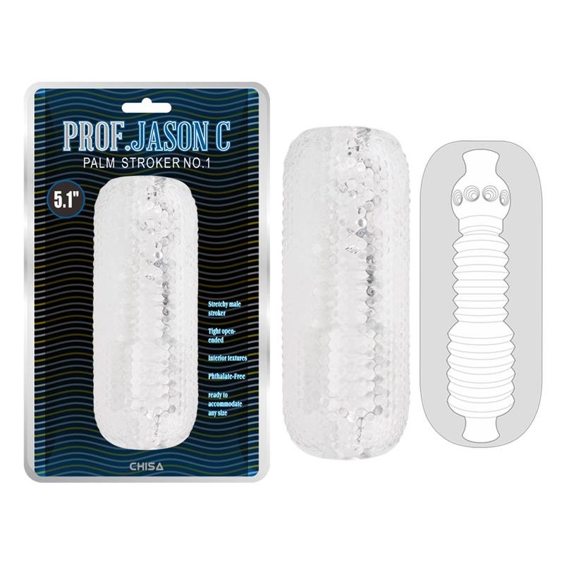 Male Masturbator Palm Stroker No. 1 - 4,9 Clear