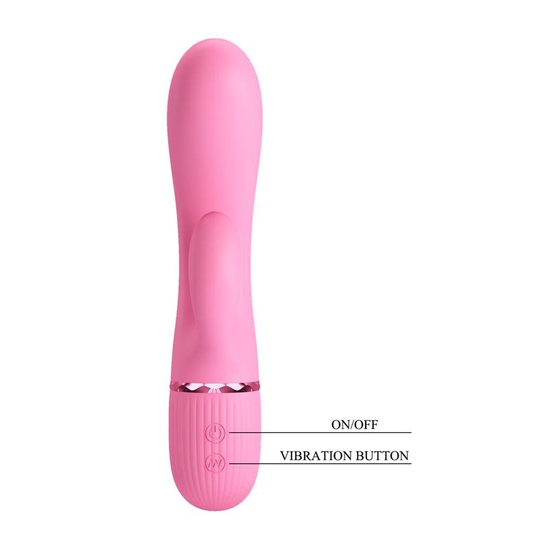 Marski Vibrator with Rabbit G Spot Pink - Image 7