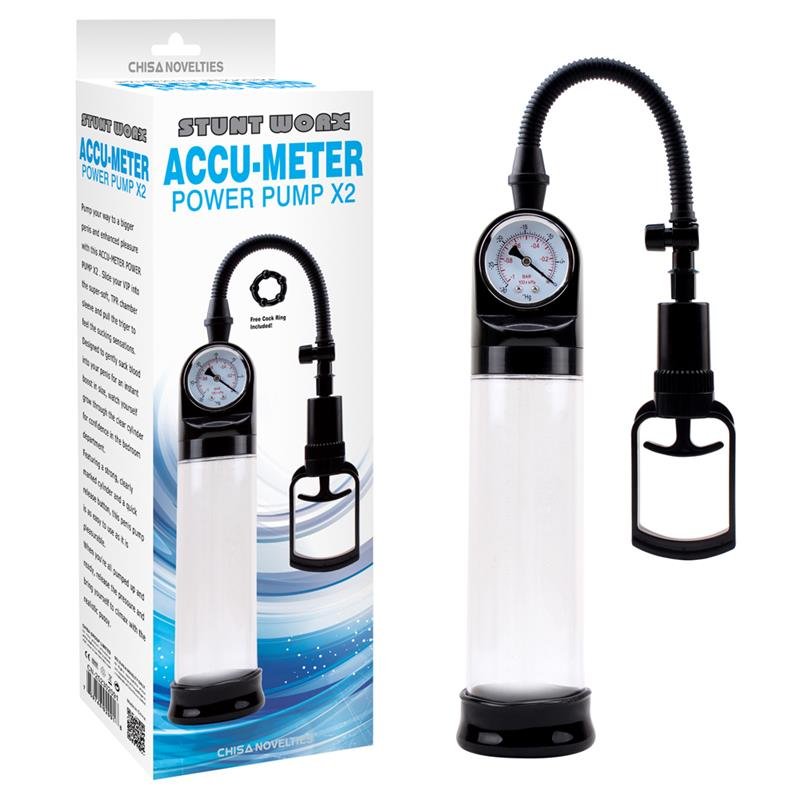 Masturbator Accu-Meter Power Pump x2 - Image 2