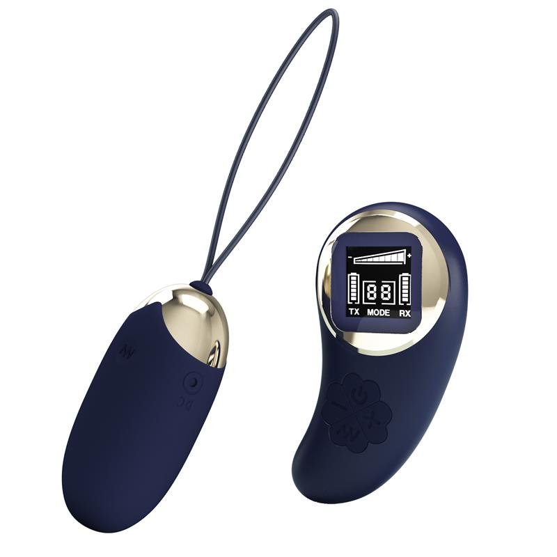 Mina Vibrating Egg with Digital Screem Remote control Blue - Image 2
