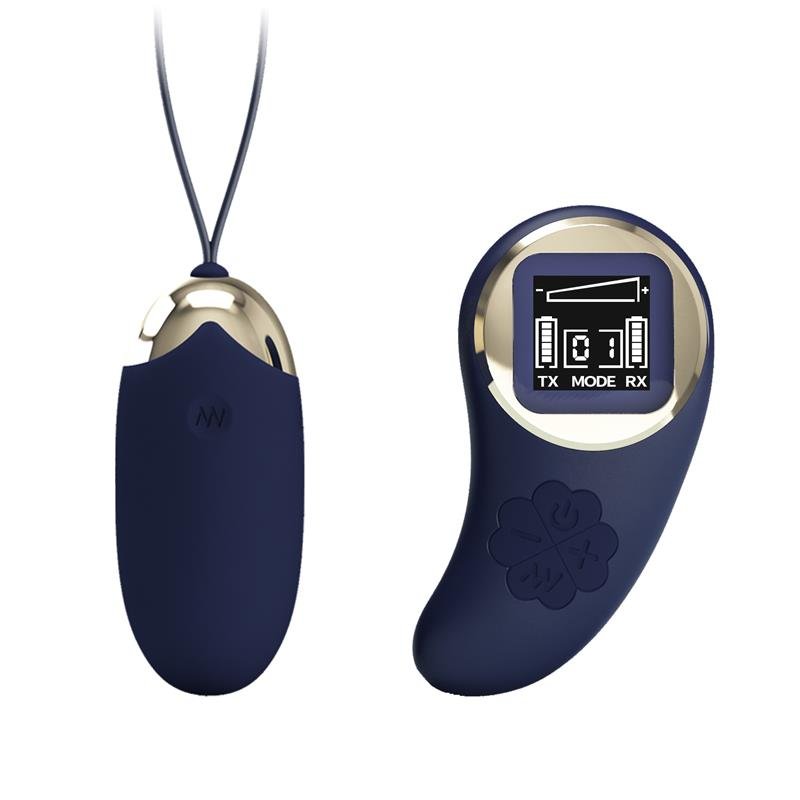 Mina Vibrating Egg with Digital Screem Remote control Blue - Image 3